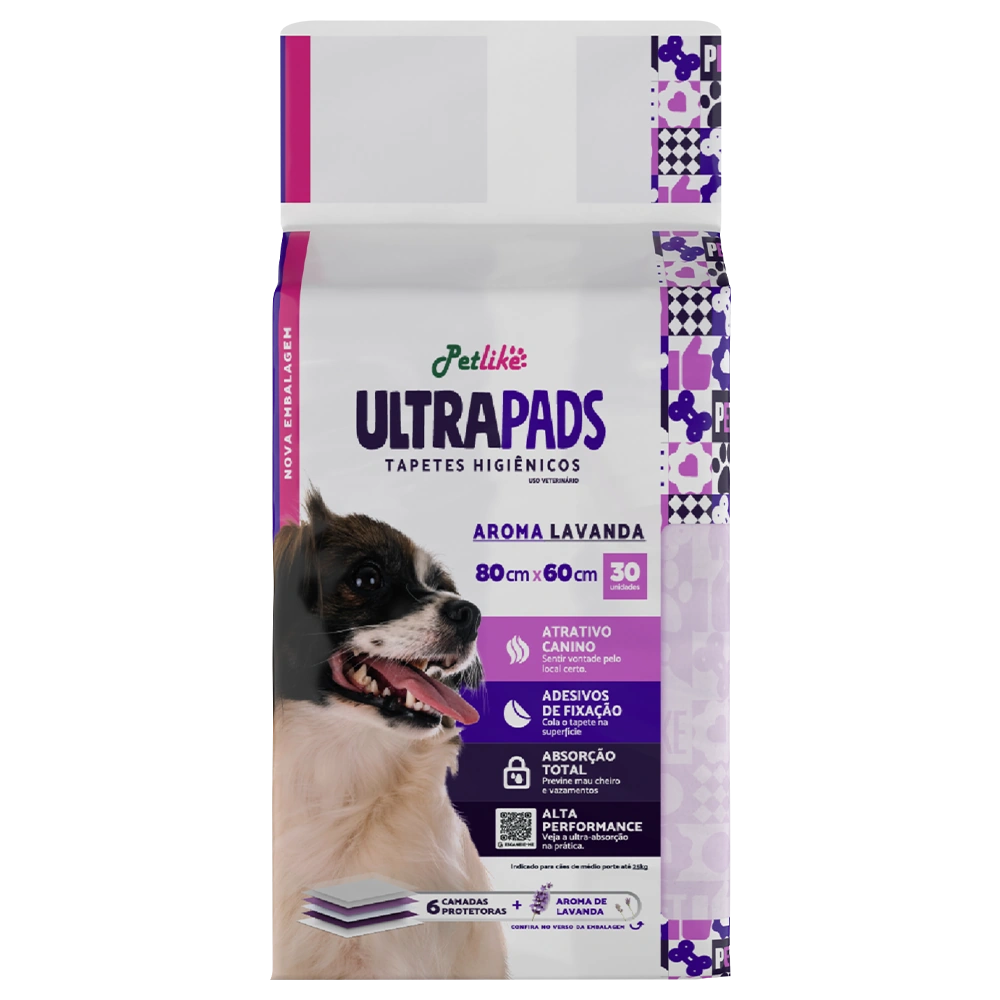 Petlike Ultra Pads Lavanda 30 un.
